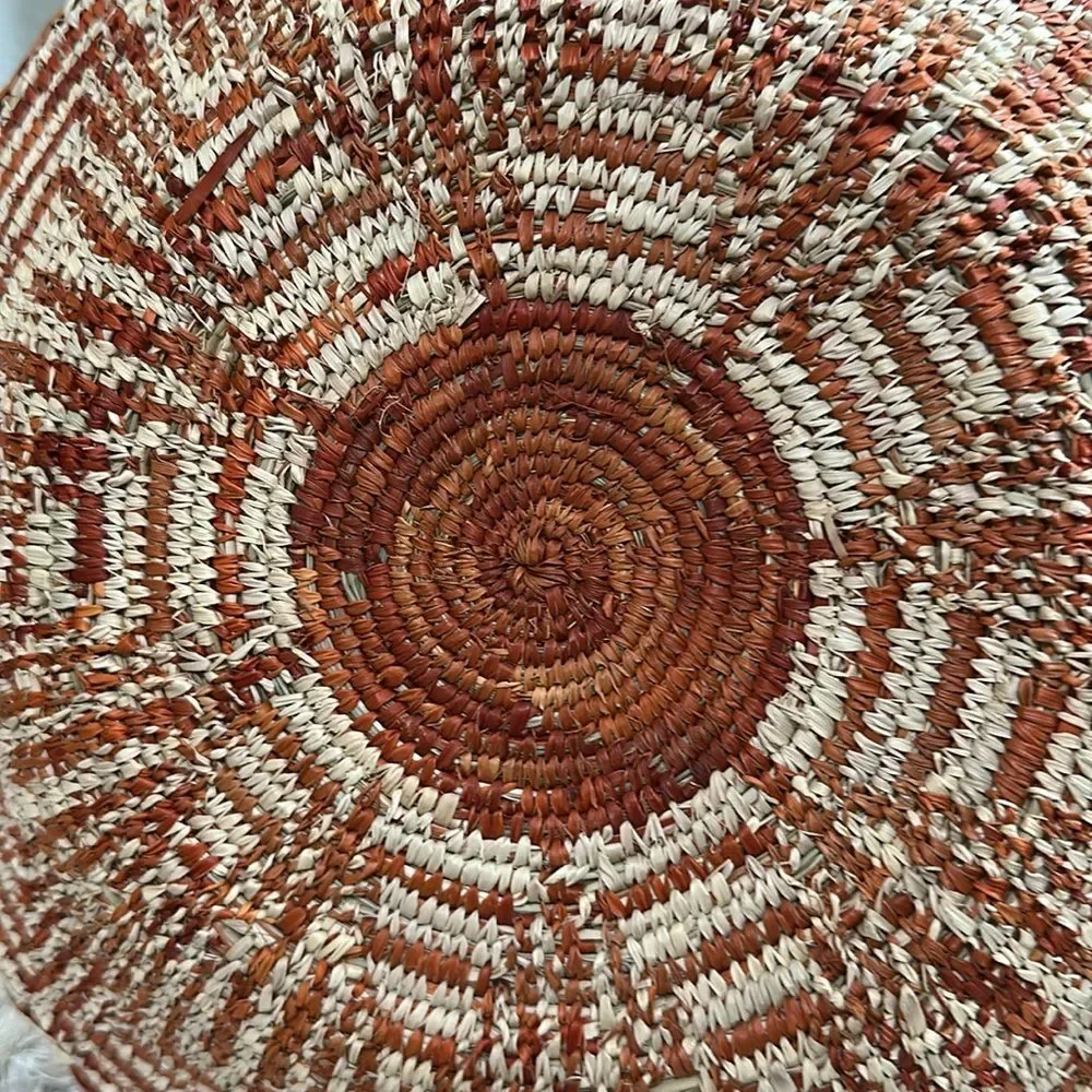 Boho Natural Woven‎ Patterned Basket For Home Decor